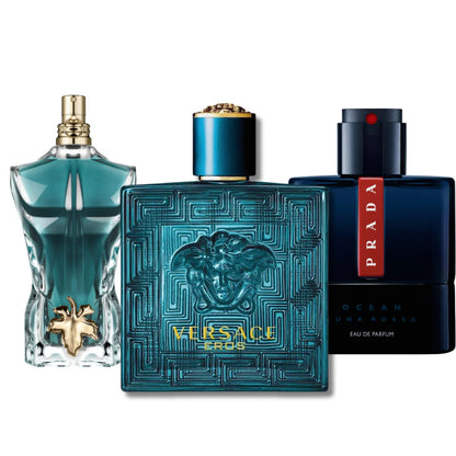 3er Duft-Set: Prada Luna Rossa, Versace Eros and Le Beau - 100ml