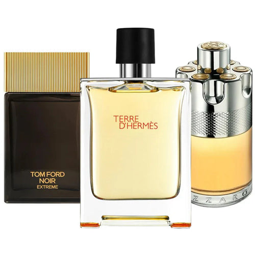3er Duft-Set: Terre d’Hermès, Azzaro Wanted and Tom Ford Noir Extreme - 100ml