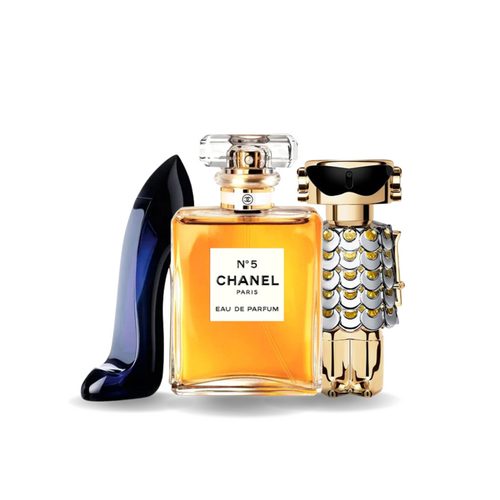 KIT: GOOD GIRL, CHANEL Nº5, FAME