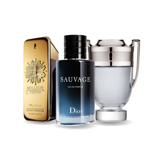 KIT: PACO RABANNE ONE MILLION, DIOR SAUVAGE, PACO RABANNE INVICTUS