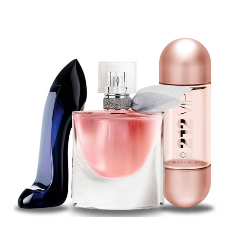 KIT: GOOD GIRL, LANCOME LA VIE EST BELLE, 212 VIP ROSÉ
